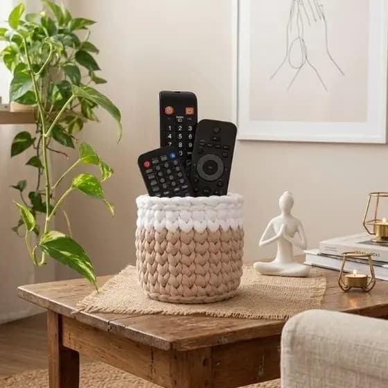 Cesto organizador de mesa,porta controle remoto porta treco, cesto organizador de mesa de rack porta pincéis