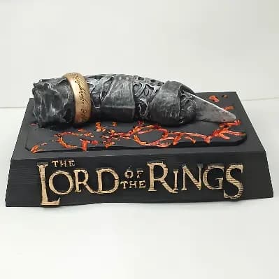 Action Figure Dedo de Sauron O Hobbit Colecionável O Senhor dos Anéis Os Anéis do Poder Tolkien Elfo