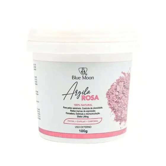 Argila Rosa 100% Natural Blue Moon 100g