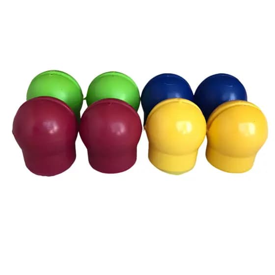 Kit com 6 Ponteiras Coloridas para Pula Pula Cama Elástica Trampolim 1,40m 1,83m 2,00m 2m 2,30m 2,44m 3,05m 3,66m 4,27m