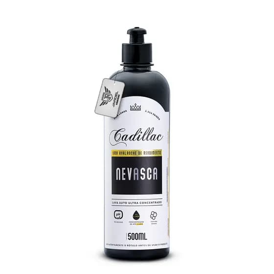 Shampoo Automotivo Concentrado Alto Desempenho Nevasca 500ml Cadillac