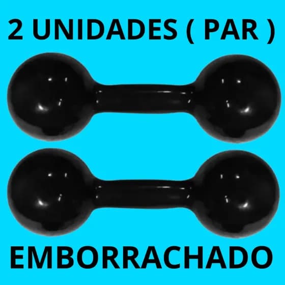 Halter Emborrachado academia em casa pesinho de musculação escolha o seup