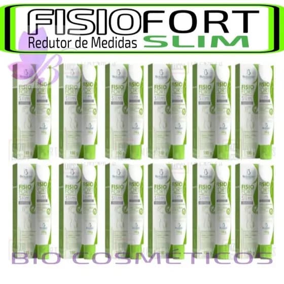 Kit 12 Creme Fisiofort Slim Redutor de Medidas 150gr - Bio Instinto