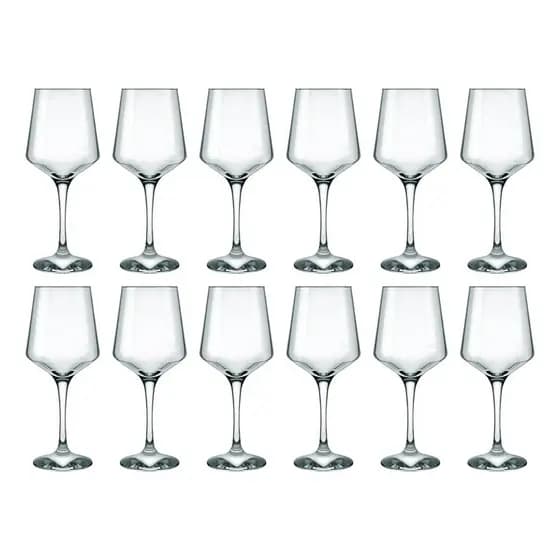 Kit Taça De Vinho Grande Nadir Brunello 490ml 6/12 Unidades