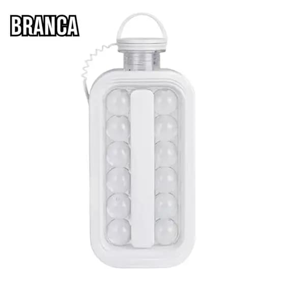 Garrafa Portátil Forma de Gelo - Ice Bottle 2 em 1