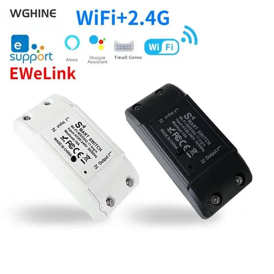EWeLink Interruptor Inteligente WiFi Smart switch Suporte EWeLink APP Amazon Alexa Google Home Controle De Voz