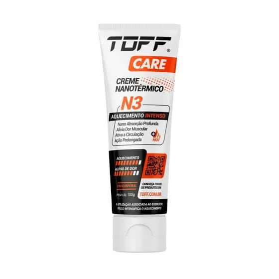 Toff Care - Creme Nanotérmico Aquecimento Intenso N3 100g - Pupita