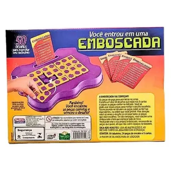 Jogo de Tabuleiro Emboscada – Estratégia, Lógica e Confronto Inteligente