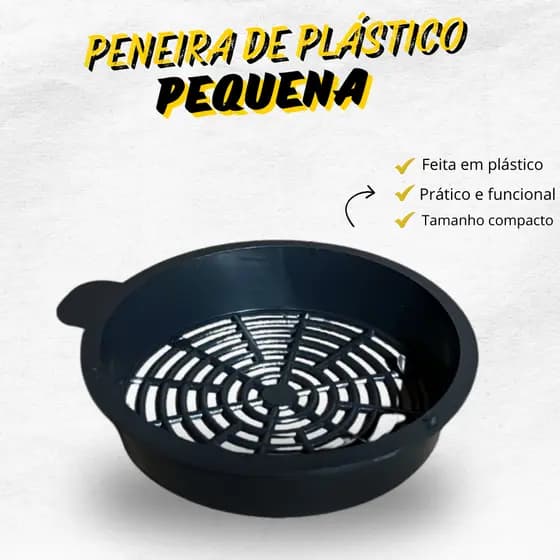 Peneira para Copo de Extrator Pequeno em Plástico Durável