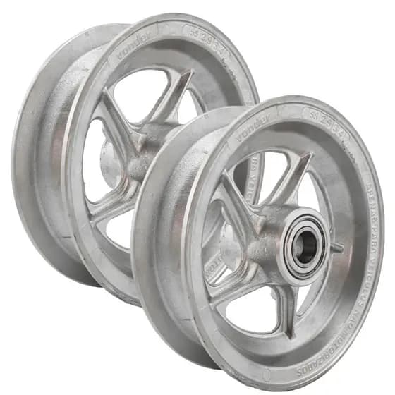 Kit 2 Aros De Alumino 8 Polegadas Para Carrinho E Carretinha 200kg - Vonder