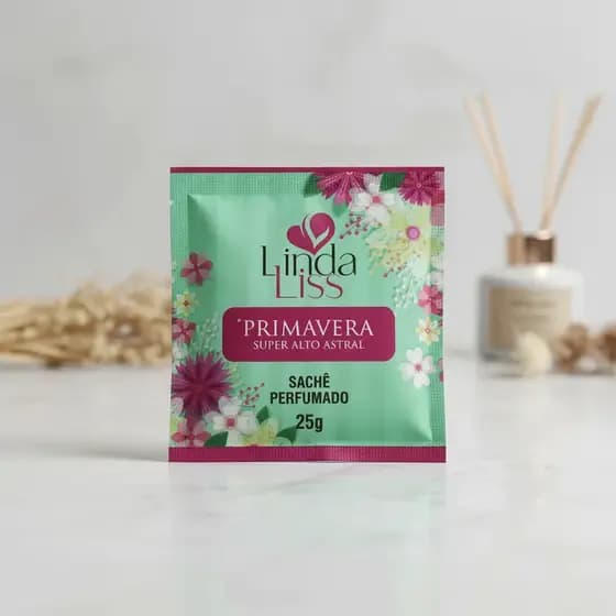 Sachê Perfumado Primavera Linda Liss Aromatizador De Ambiente