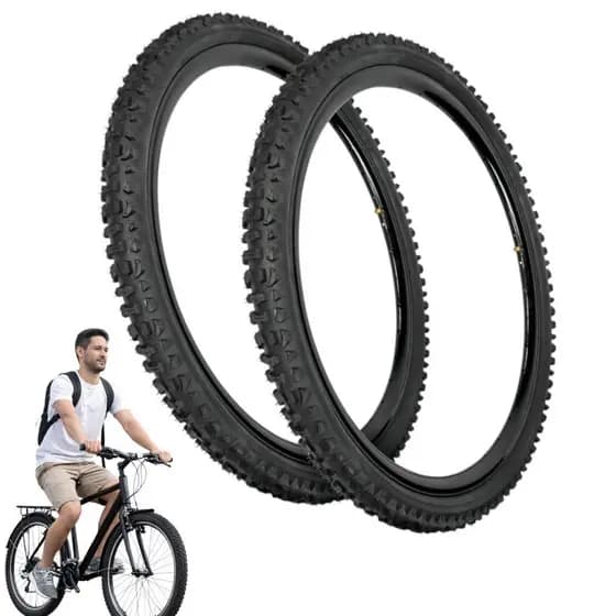 Par Pneus Kenda K816 26x1.95 Aro 26 Roda Suave Baixo Ruído Cravos
