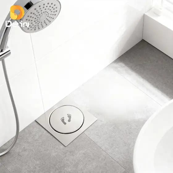 Ralo Click Inteligente Inox Banheiro Piso Anti Odor Veda Cheiro 10x10 ou 15x15