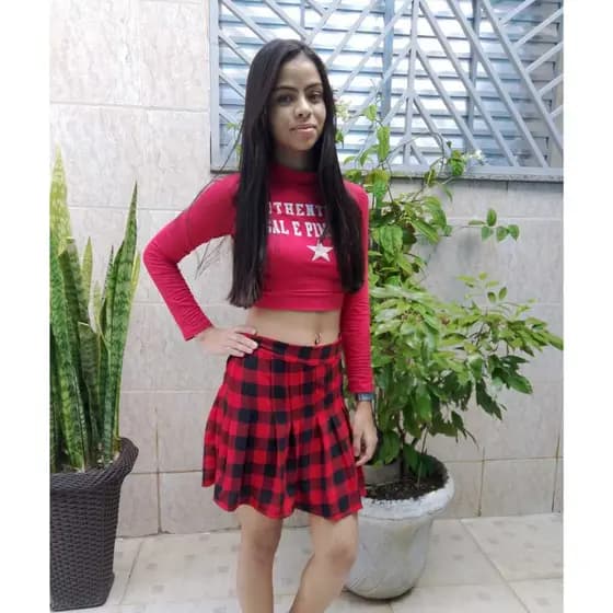 saia Xadrez VERMELHA