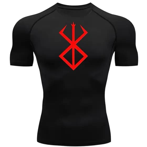 Camisa Camiseta de Compressão BERSEK Treino Academia Corrida
