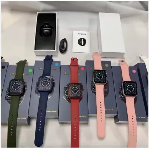 Relógio inteligente U98 plus U98 2021, tela sensível toque de 1,7 polegadas, mostrador personalizado