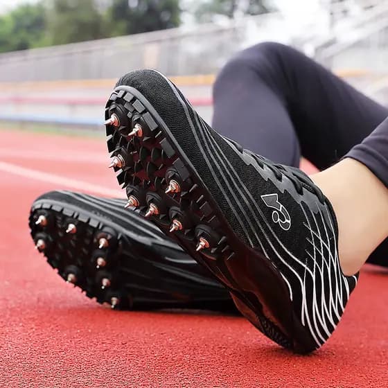 Tênis de corrida Spikes Student Exam Competição Short Running Jumping Track and Field Shoes Sapatos de treinamento espor
