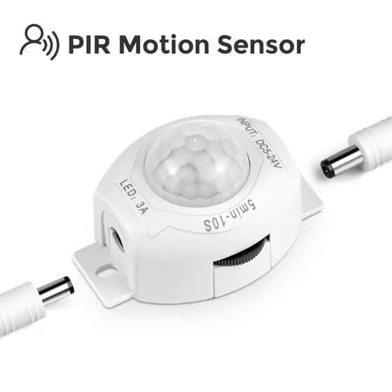 DC5V 12V 24V Detector Infravermelho LED PIR De Indução De Interruptor Do Sensor De Movimento De Infraverme
