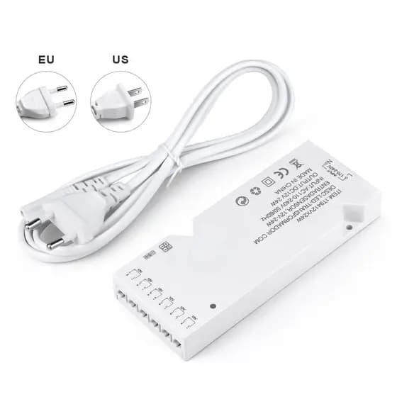 Transformador De Iluminação LED DC12V , 24W , 36W , 60W , 100W , Adaptador De Fonte De Alimentação , 4-10 Portas Dupont