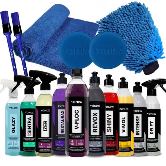Kit Estética Automotiva Vonixx - 16 itens
