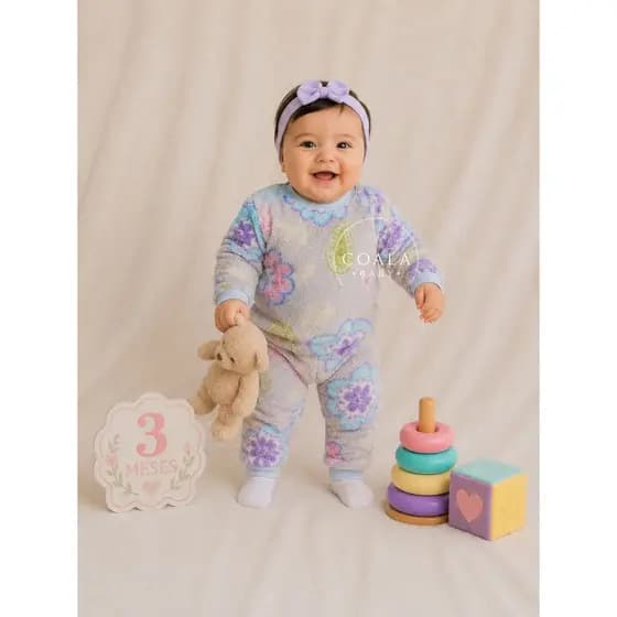Conjunto de Frio Pelucinha de Menina