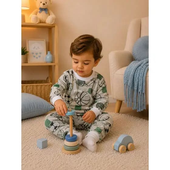 Conjunto de Frio para Menino Fleece