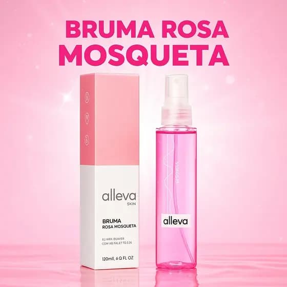 💧 Bruma Fixadora Matte Alleva 130ml | Hidrata, Tonifica e Fixa a Maquiagem com Efeito Seco!