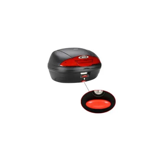 Pulsante Vermelho Givi Z645R - Botão de Abertura Baú Traseiro (Reparo Peça de Reposição Original)