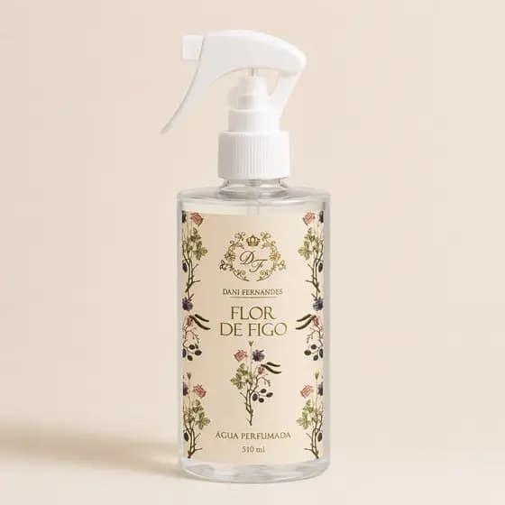 Água Perfumada Flor de Figo Dani Fernandes 510ml – Aromatizador para Casa e Tecidos