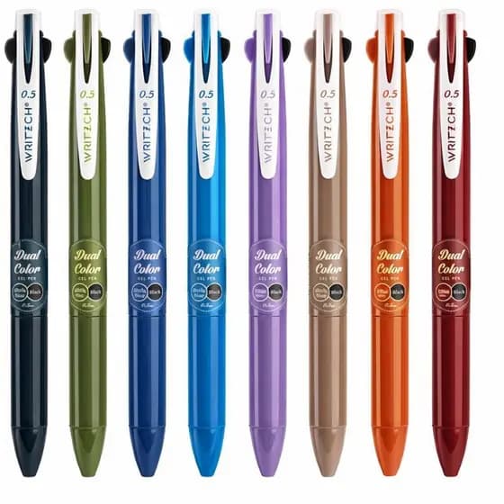 Caneta Gel Retrátil Duas Cores 0.5mm W-608 WRITECH