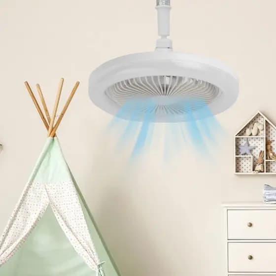Lâmpada de Teto Inteligente com Ventilador: Iluminação e Conforto em Um Só Produto Alta Qualidade