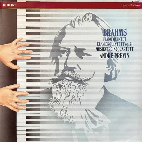 LP Johannes Brahms Piano Quintet André Previn Philips Digital Classics