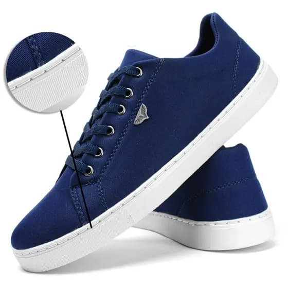Tênis casual masculino moderno estiloso confortável