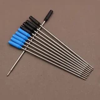 1 Recarga Azul/Preta Refil De Caneta Esferográfica Padrão Cross Style Refil de alta qualidade Caneta Esferográfica 7 CM