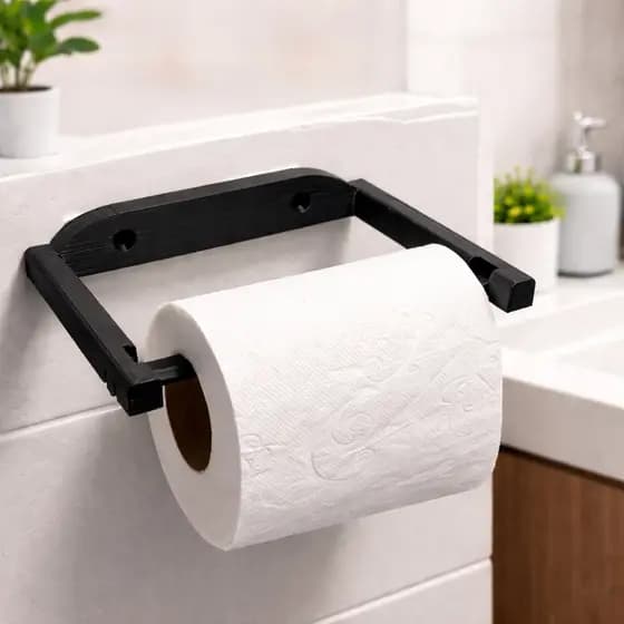 Suporte para Papel Higiênico com Recarga Rápida