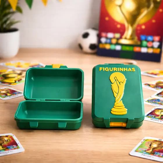 Porta Figurinhas Copa do Mundo 2026 Organizador Album Futebol