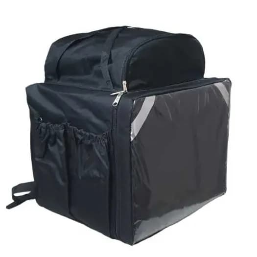 Mochila Bag Motoboy Com Isopor Laminado 45 litros Pizzas Lanches Entregas Delivery Térmica