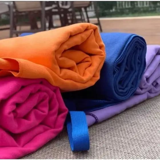 Toalha Microfibra Tamanho G 130x 80 Secagem Rápida Praia Piscina Academia Viagem Camping Natação