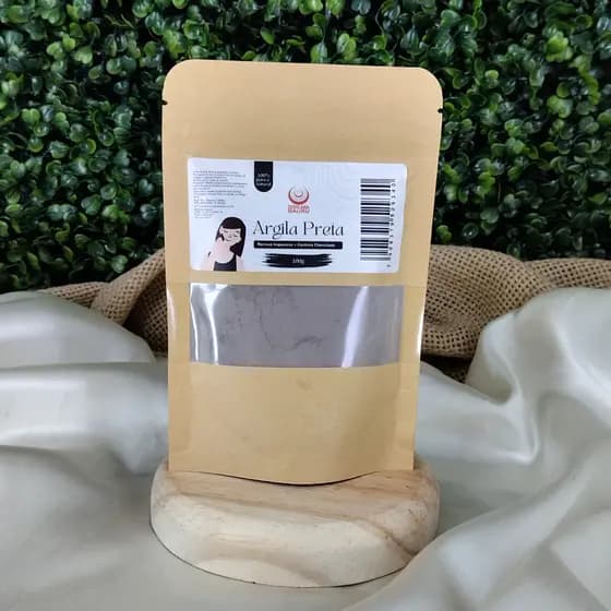 Argila Preta Para Limpeza de Pele