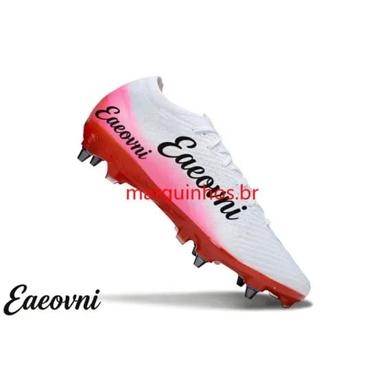 033022 Eaeovni Tênis Masculino Sapatos De Futebol Botas Feminino Chuteiras Campo SG Bege Baixo Topo
