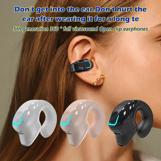 Negócios Fone De Ouvido BT Sem Fio Fones Handsfree Gancho Único Orelha OWS Driver