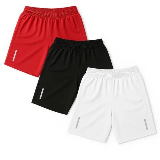 KIT 2 BERMUDAS MASCULINA Com LOGO REFLETIVO QUE REFRIGERANTE NO FLASH DO CELULAR SHORTS MASCULINO