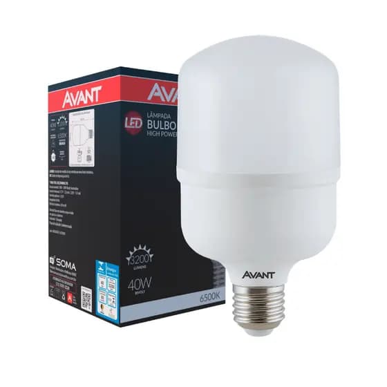 Lâmpada Ultra Led 40w Alta Potência Branca Fria Bivolt Bulbo