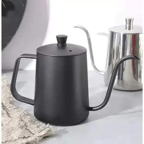 Bule Ou Cafeteira Para Café e Chá Inoxidável Pescoço de Ganso 400ml a 600ml