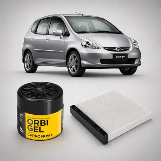 Filtro Ar Condicionado De Cabine Honda Fit 2003 A 2007 Adaptação