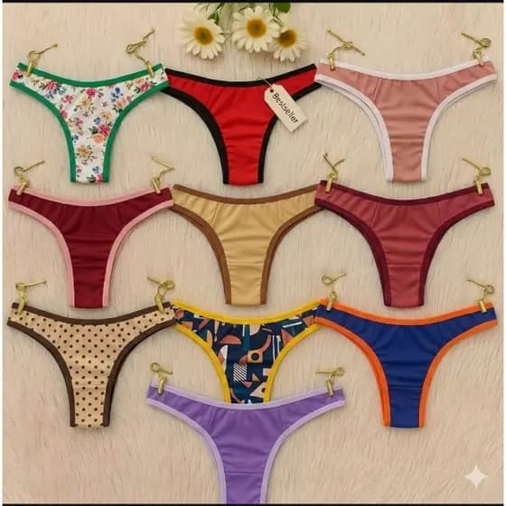 Kit 5 calcinha tanga EM PROMOÇÃO