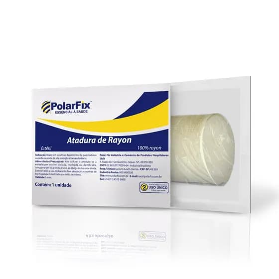 Atadura Rayon Esteril Polar Fix 7,5cm x 5m