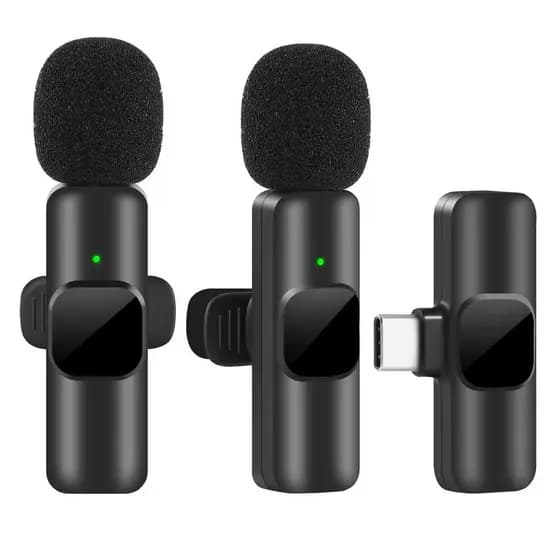 Microfone De Lapela Sem Fio Para Celular Telefone - MK-10 Mic