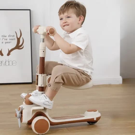 Triciclo Infantil 2 em 1 com Assento Ajustável Deend