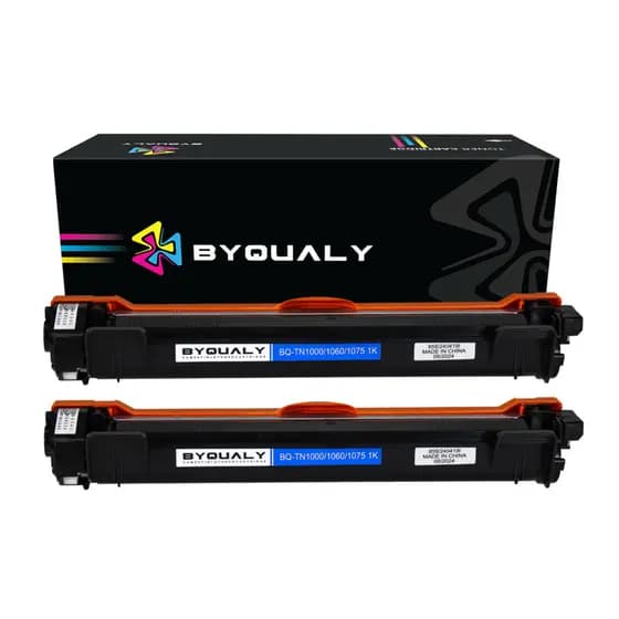 Kit 2 Toner Compativel Brother Tn1060 Tn1000 HL1202 HL1210w HL1210 DCP1617nw DCP1602 Byqualy Novo